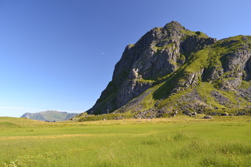 Obraz premium Eggum, Lofoten Islands, Norway 