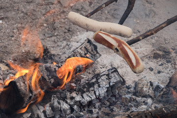 Am offenen Feuer Grillieren