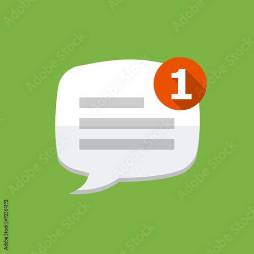 "New message icon" Stock image and royalty-free vector files on Fotolia