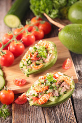 Obraz na płótnie Canvas avocado salad