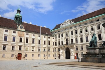 Fototapeta na wymiar Vienna - Hofburg Palace