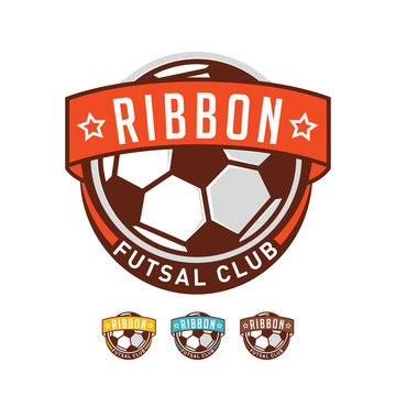 Futsal or soccer club logo badge