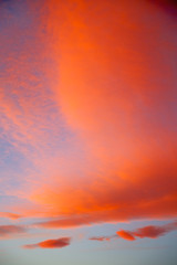 sunrise in the colored   and abstract background
