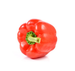 Red pepper isolated on white background