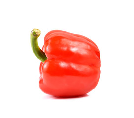 Red pepper isolated on white background