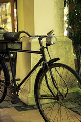Fototapeta na wymiar Old antique vintage bicycle