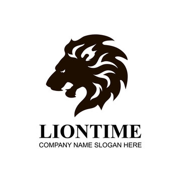 Lion head icon, symbol, logo Design Element, . 