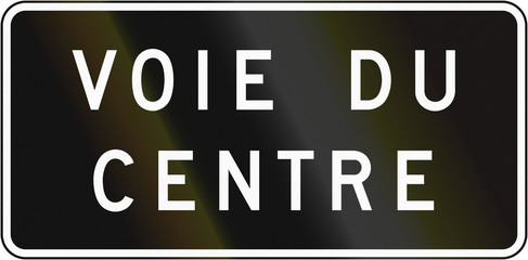 Central Lane in Canada