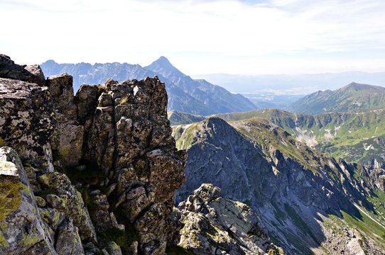 Panorama ze szlaku na Świnicę