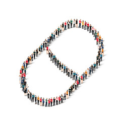 group  people  shape  pill