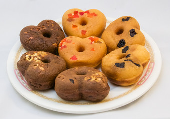 Desserts  are called Donut Cakes or Cake Doughnuts.