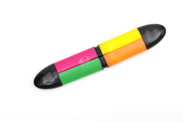 marker on the white background