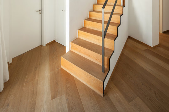 staircase of a modern loft