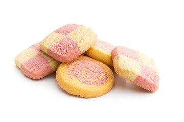 colored butter biscuits
