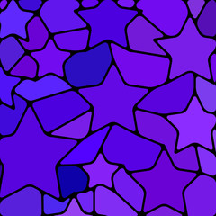 abstract vector stained-glass mosaic background