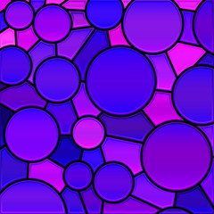 abstract vector stained-glass mosaic background