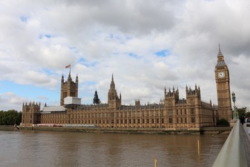 Fototapeta na wymiar Palace of Westminster, London, United Kingdom. UNESCO World Heritage Site.