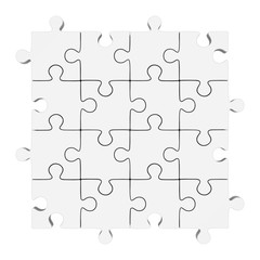 White Puzzle Piece