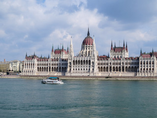 Obraz premium Hungarian Parliament, Budapest, Hungary