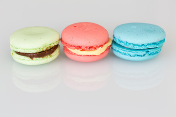 Traditional French homemade macaroons
