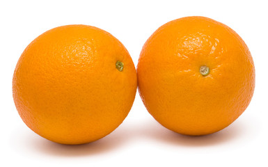 Two orange fruit