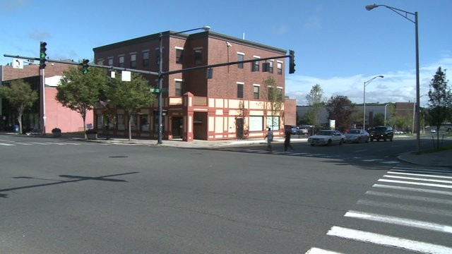 Vehicle turning at intersection