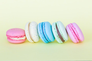 Traditional French homemade macaroons
