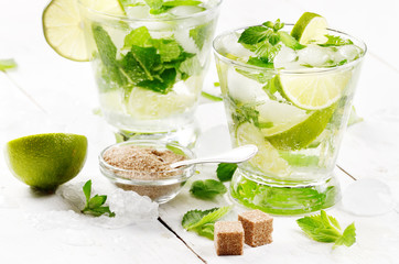 Mojito with lime