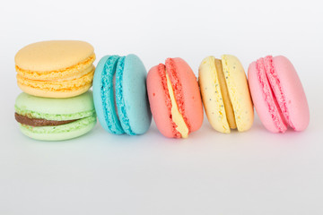 Traditional French homemade macaroons

