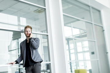 Young man with mobile phone