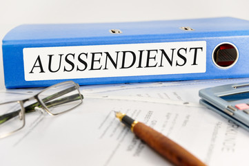 Fototapeta premium Aussendienst