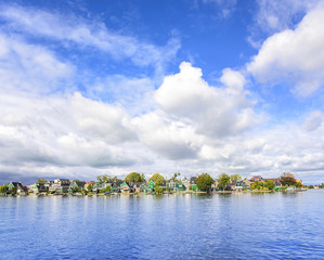 Obraz premium Tranquil scene. Zaanse Schans. Amazing Dutch village.