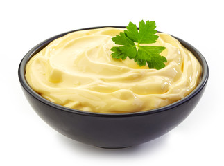 bowl of mayonnaise