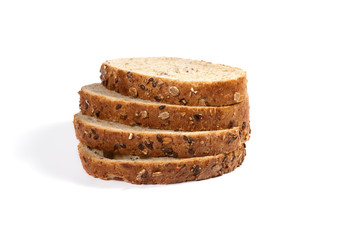 Sliced brown bread