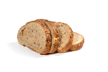 Sliced brown bread