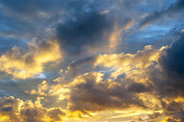 Clouds and sun