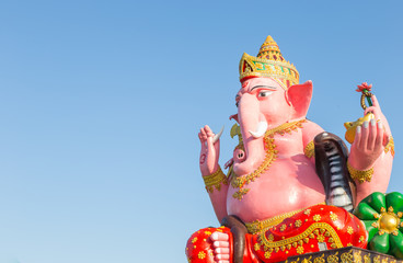 Ganesha, the Hindu god statue in Thailand.