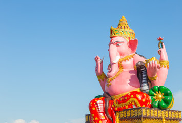 Ganesha, the Hindu god statue in Thailand.