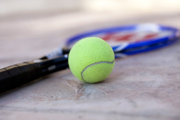 tennis ball racket