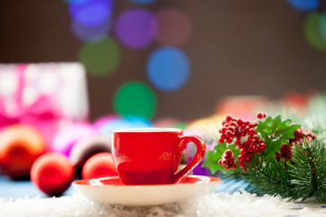 Cup of tea and gifts