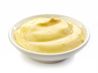 bowl of mayonnaise