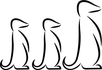 Merkat family sketch style