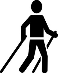 Nordic Walking pictogram