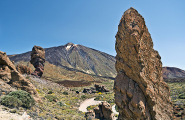 Teide Mount seen from Los Roques