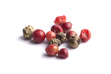 Pepper isolated on white.