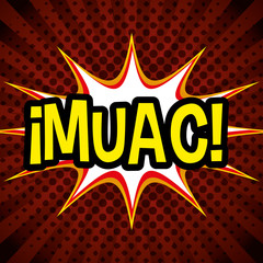 Pop art and comic bubbles colorful 