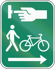 Use The Crosswalk Signal For Pedestrians And Cyclists In Canada