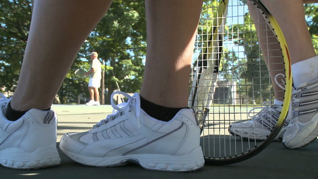 Low angle view of tennis