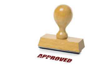 Approved Rubber Stamp