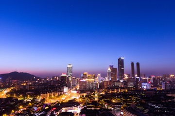 Fototapeta premium Chinese city at night